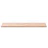 Rectangular Solid Wood Beech Table Top - 100x50 cm