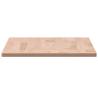 Rectangular Solid Wood Beech Table Top - 100x50 cm