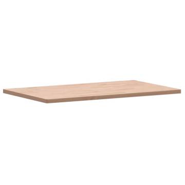 Rectangular Solid Wood Beech Table Top 100x60 cm | Hipo Market