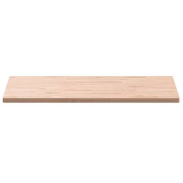 Rectangular Solid Wood Beech Table Top 100x60 cm | Hipo Market