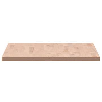 Rectangular Solid Wood Beech Table Top 100x60 cm | Hipo Market