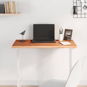 Rectangular Solid Wood Beech Table Top 80x40x2.5 cm