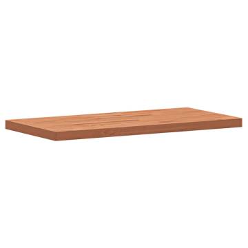 Table Top 100x50 cm - Solid Beech Wood Rectangular Design