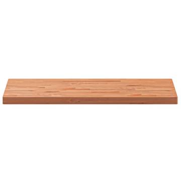 Table Top 100x50 cm - Solid Beech Wood Rectangular Design