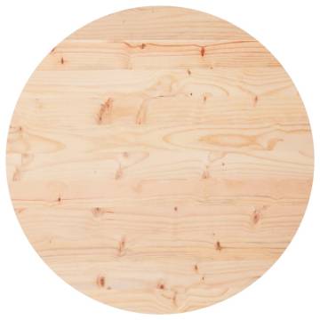 Table Top Round Ø60x3 cm Solid Wood Pine - Classic & Sturdy