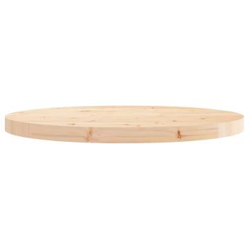 Table Top Round Ø60x3 cm Solid Wood Pine - Classic & Sturdy