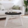 Table Top Round Black Ø60x3 cm Solid Wood Pine Colour black Size 60 x 3 cm Quantity in Package 1 