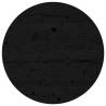 Round Black Table Top Ø60x3 cm - Solid Pine Wood | HipoMarket