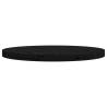 Round Black Table Top Ø60x3 cm - Solid Pine Wood | HipoMarket