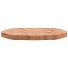 Round Solid Wood Beech Table Top Ø60x4 cm | Hipomarket