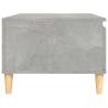 Scandinavian Coffee Table - Concrete Grey 90x50 cm