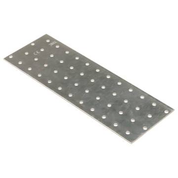 20 Pcs Perforated Plates 2mm Galvanised Steel - DIY Accessories