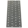 20 Pcs Perforated Plates 2mm Galvanised Steel - DIY Accessories