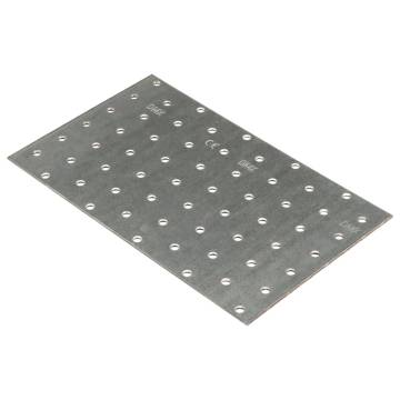 Perforated Plates 20 pcs 2mm 200x120mm Galvanised Steel - HipoMarket