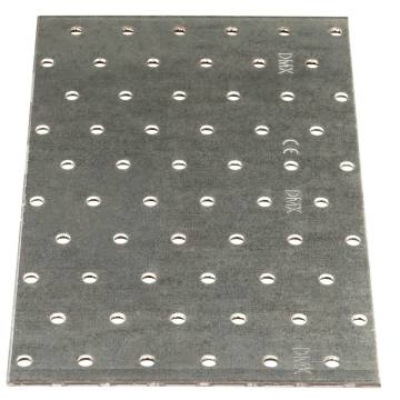 Perforated Plates 20 pcs 2mm 200x120mm Galvanised Steel - HipoMarket