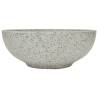 Stylish Grey Round Ceramic Countertop Basin | Hipomarket