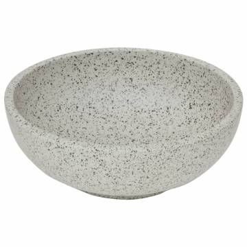 Stylish Grey Round Ceramic Countertop Basin | Hipomarket