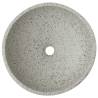 Stylish Grey Round Ceramic Countertop Basin | Hipomarket