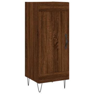 Highboard Brown Oak - Stylish Engineered Wood Storage Unit