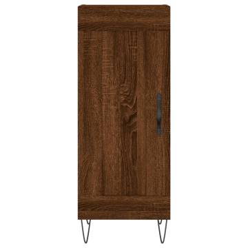 Highboard Brown Oak - Stylish Engineered Wood Storage Unit