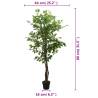 Artificial Ficus Tree - 80 cm Green | 378 Leaves