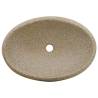 Countertop Basin Sand Oval 59x40 cm - Chic Ceramic Design