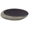 Elegant Purple & Grey Ceramic Countertop Basin - 59x40 cm