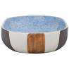 Multicolour Oval Countertop Basin - 59x40 cm Ceramic Design