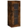 Stylish Highboard Smoked Oak | 34.5x34x180 cm | Hipomarket