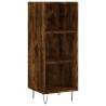 Stylish Highboard Smoked Oak | 34.5x34x180 cm | Hipomarket