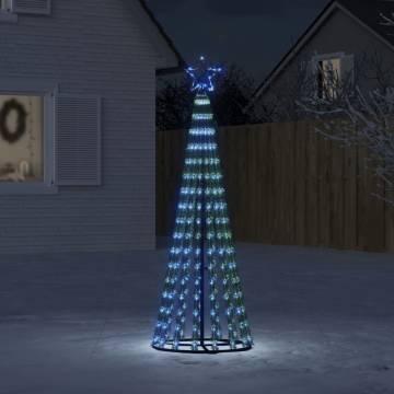 Christmas Tree Light Cone 275 LEDs Blue 180 cm - Hipomarket