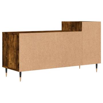 Stylish Smoked Oak TV Cabinet - 100x35x55 cm