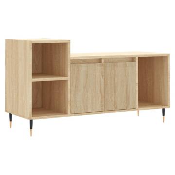 Sonoma Oak TV Cabinet - 100x35x55 cm - Stylish Storage