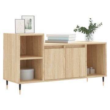 Sonoma Oak TV Cabinet - 100x35x55 cm - Stylish Storage