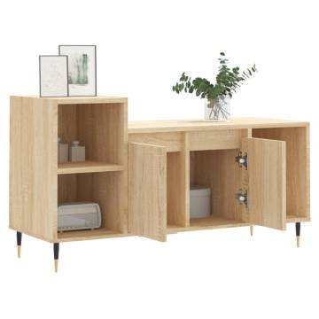 Sonoma Oak TV Cabinet - 100x35x55 cm - Stylish Storage