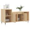 Sonoma Oak TV Cabinet - 100x35x55 cm - Stylish Storage