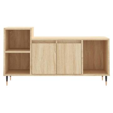 Sonoma Oak TV Cabinet - 100x35x55 cm - Stylish Storage