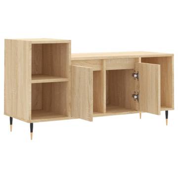 Sonoma Oak TV Cabinet - 100x35x55 cm - Stylish Storage