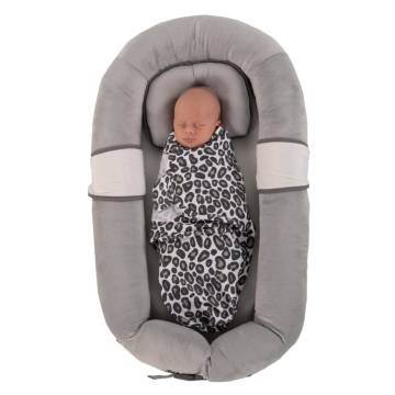 Bo Jungle Wrap Swaddling Blanket Leopard S - Cozy & Secure