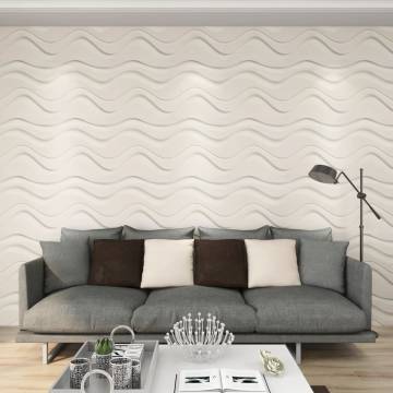 24 pcs 3D Wall Panels - Bamboo Fibre - 6 m² Coverage