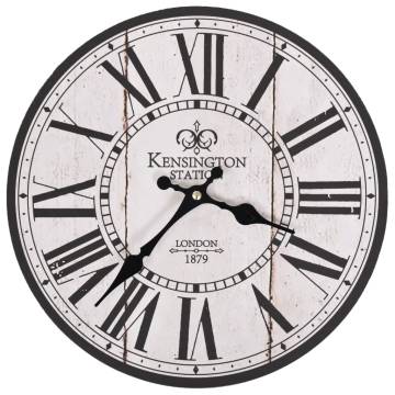 Vintage Wall Clock London 30 cm - Retro Decor for Your Home