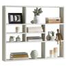 FMD Wall-mounted Shelf with 9 Compartments White Colour white Quantity in Package 1 Number of Pieces 