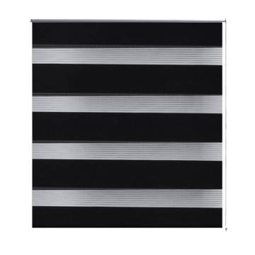 Zebra Blind 50x100 cm Black | Elegant Modern Home Decor