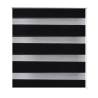 Zebra Blind 50x100 cm Black | Elegant Modern Home Decor