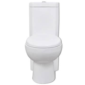 Stylish Corner Toilet - WC Ceramic Bathroom Toilet - Hipomarket