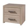 Vipack Nightstand Aline 2-Drawer Light Oak - Stylish & Practical