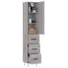 Highboard Grey Sonoma - Stylish Storage Solution | HipoMarket