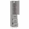 Highboard Grey Sonoma - Stylish Storage Solution | HipoMarket