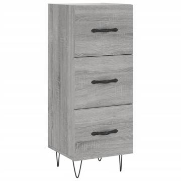 Highboard Grey Sonoma - Stylish Storage Solution | HipoMarket