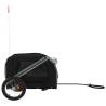 Pet Bike Trailer - Black & Grey Oxford Fabric | HipoMarket